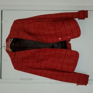 J. Crew Red Plaid Women's Blazer
